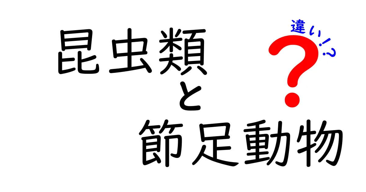 昆虫類と節足動物の違いを徹底解説|中学生にもわかるポイント整理