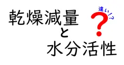 乾燥減量と水分活性の違いを理解する：食品科学の核心をやさしく解説