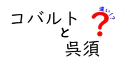 コバルトと呉須の違いを徹底解説|青色を生む2つの視点を中学生にもわかりやすく