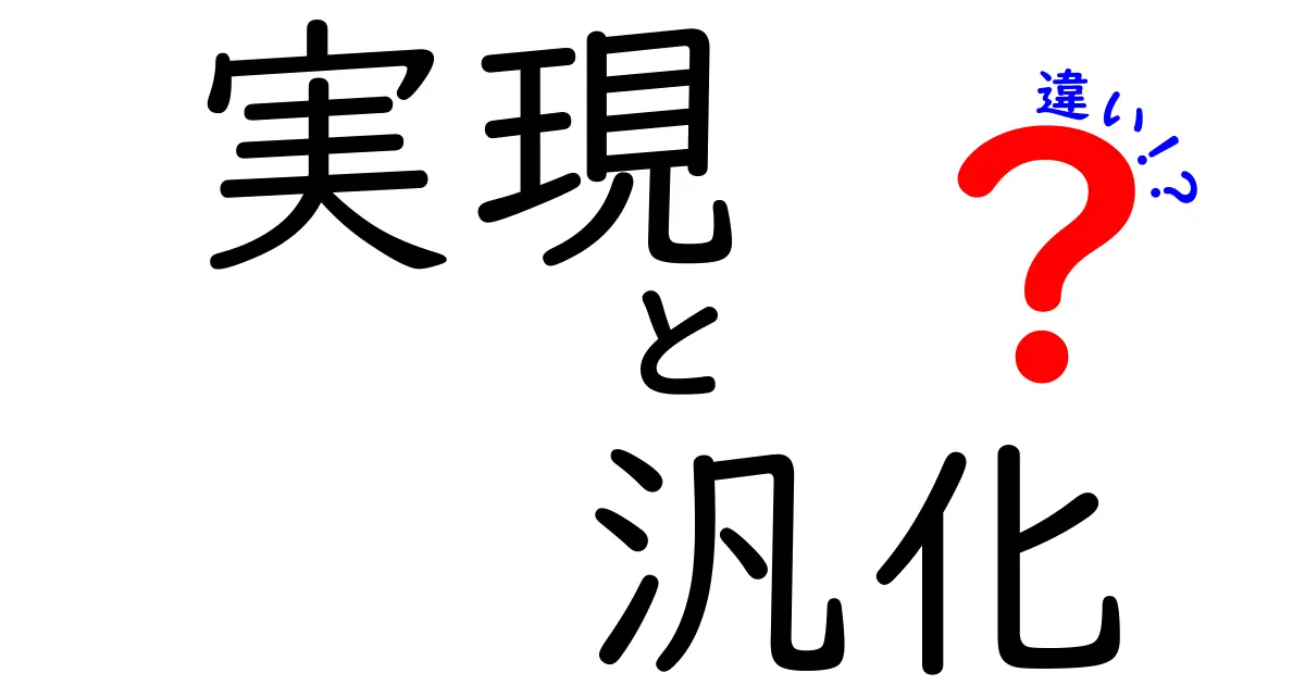 実現と汎化の違いを徹底解説｜AIの“できる”と“うまく通る”を分かりやすく理解する