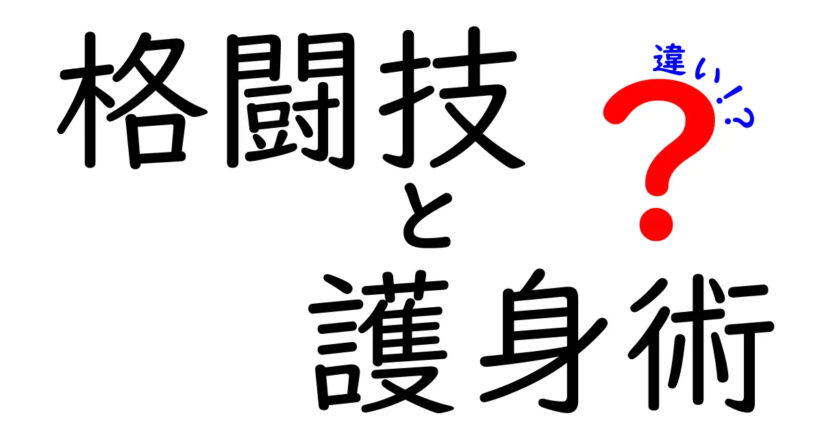 格闘技と護身術の違いを徹底解説 初心者が知っておくべき5つのポイント