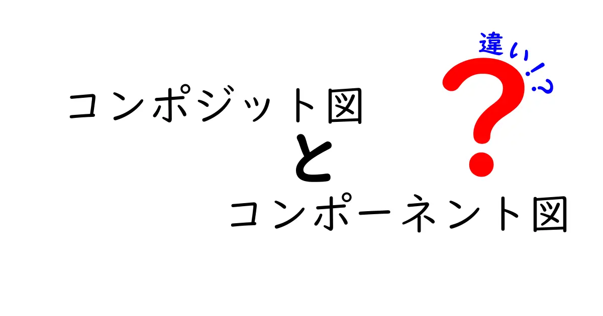 クリック率を爆上げ！コンポジット図とコンポーネント図の違いをやさしく解説