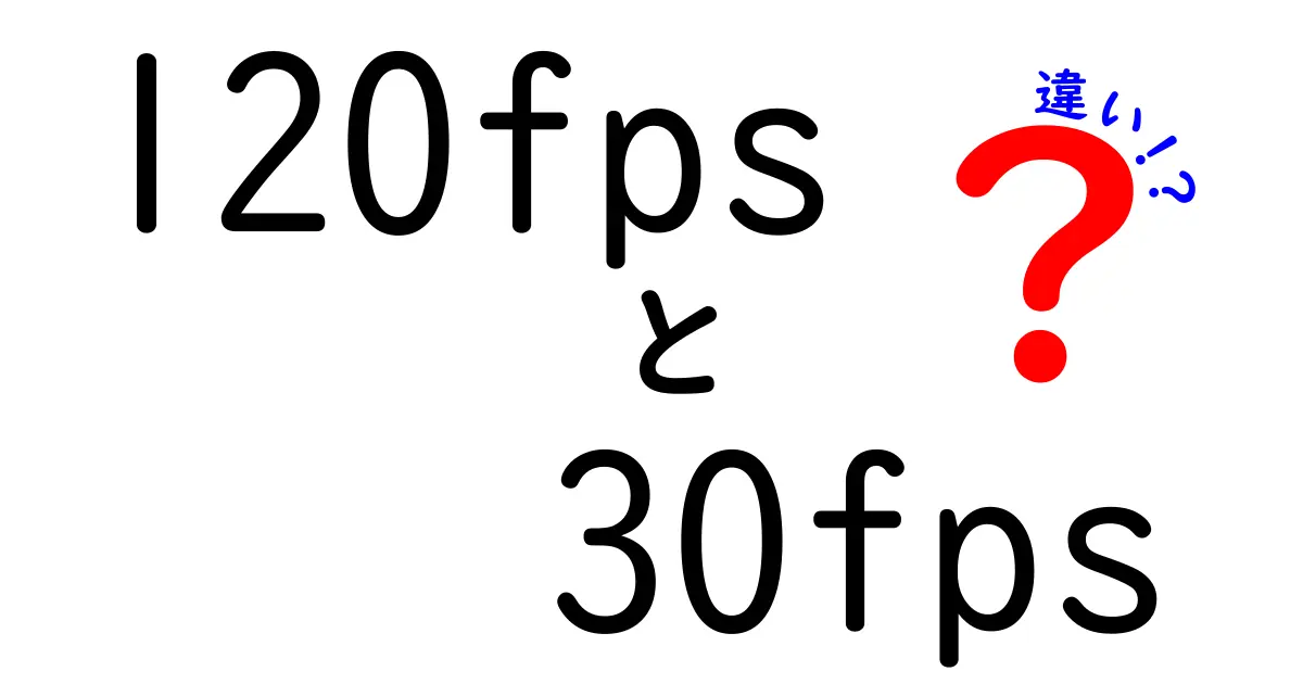 120fpsと30fpsの違いを徹底解説!ゲームも動画も知っておくべき本当の理由