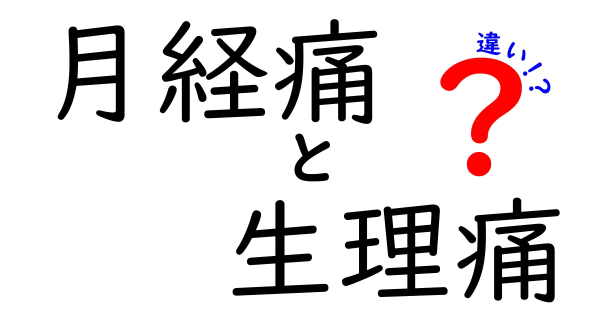 月経痛と生理痛の違いを徹底解説:痛みの原因から対処法まで中学生にも分かる完全ガイド