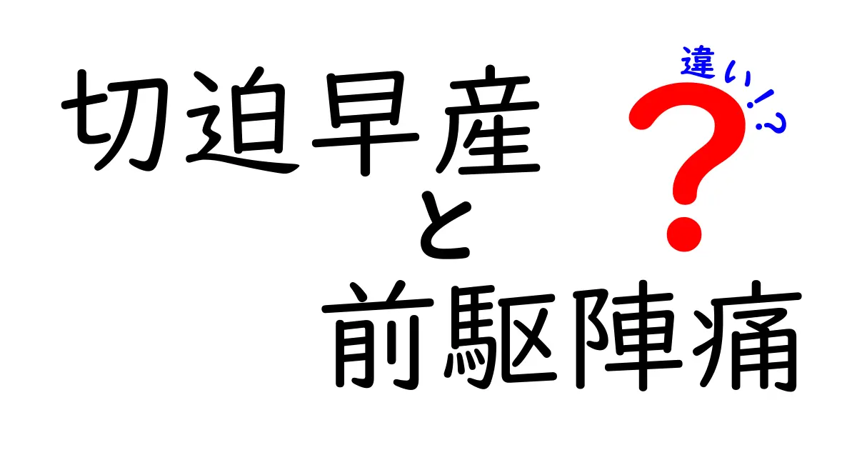 切迫早産と前駆陣痛の違いを徹底解説!医師が教える見分け方と注意点
