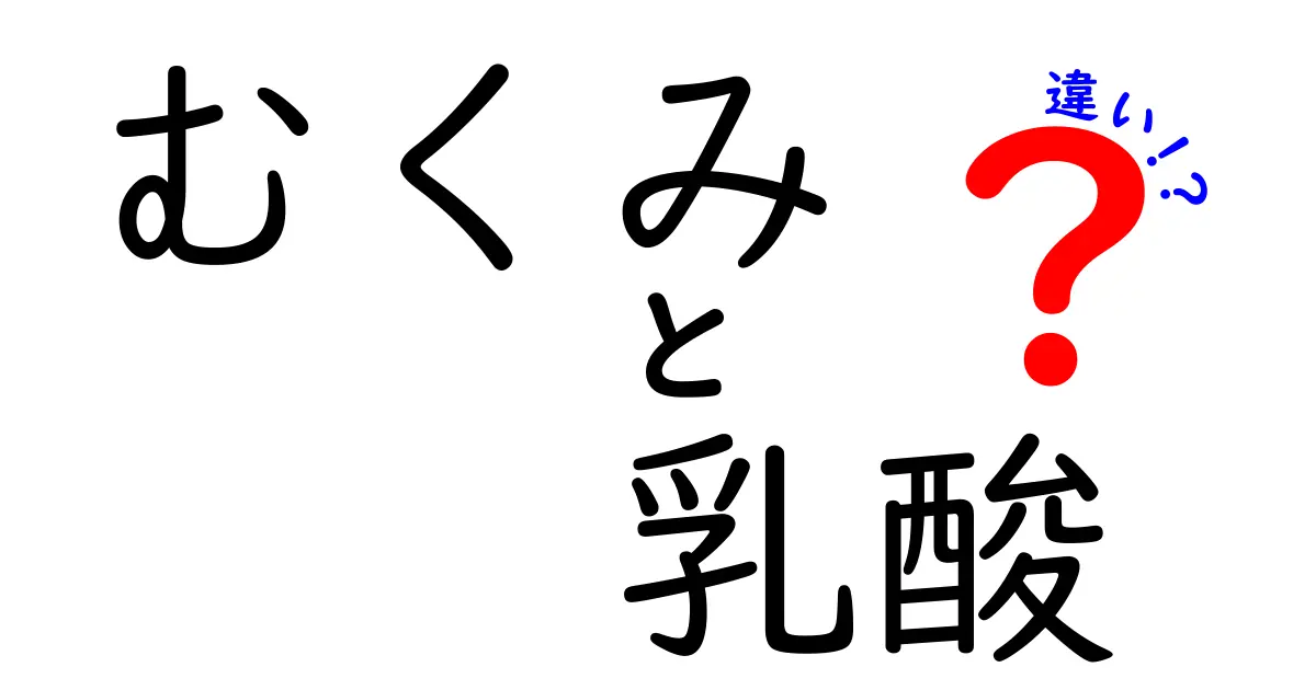むくみと乳酸の違いを徹底解説：身体の腫れと疲労の原因を正しく見極めるポイント