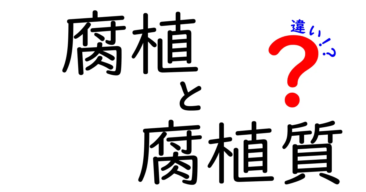 腐植と腐植質の違いを徹底解説！土壌の秘密と栄養源を中学生にもわかるように