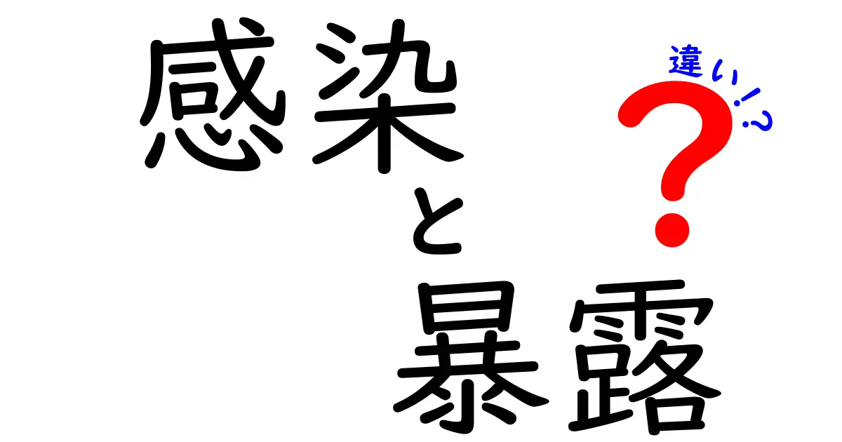 感染と暴露の違いを徹底解説！日常生活で使える見分け方と正しい予防