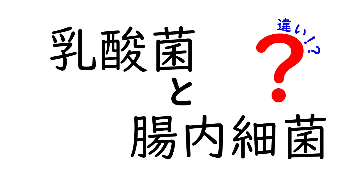 乳酸菌と腸内細菌の違いを徹底解説!どっちを味方につけるべき?健康と腸活の真実を分かりやすく解説