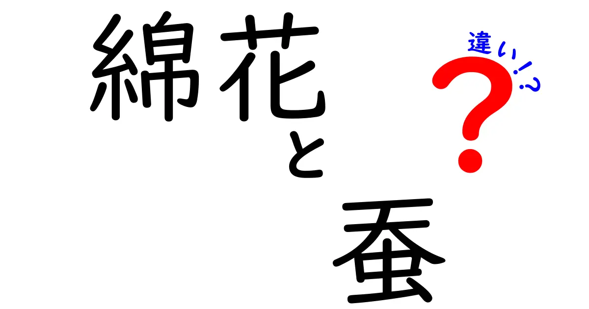 綿花と蚕の違いを徹底解説!植物と昆虫の役割を比較して、私たちの服づくりがどう進化してきたかを知ろう