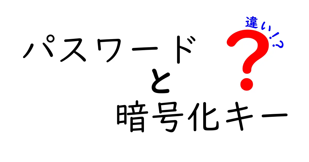 パスワードと暗号化キーの違いを徹底解説｜安全な情報管理の基本ハンドブック