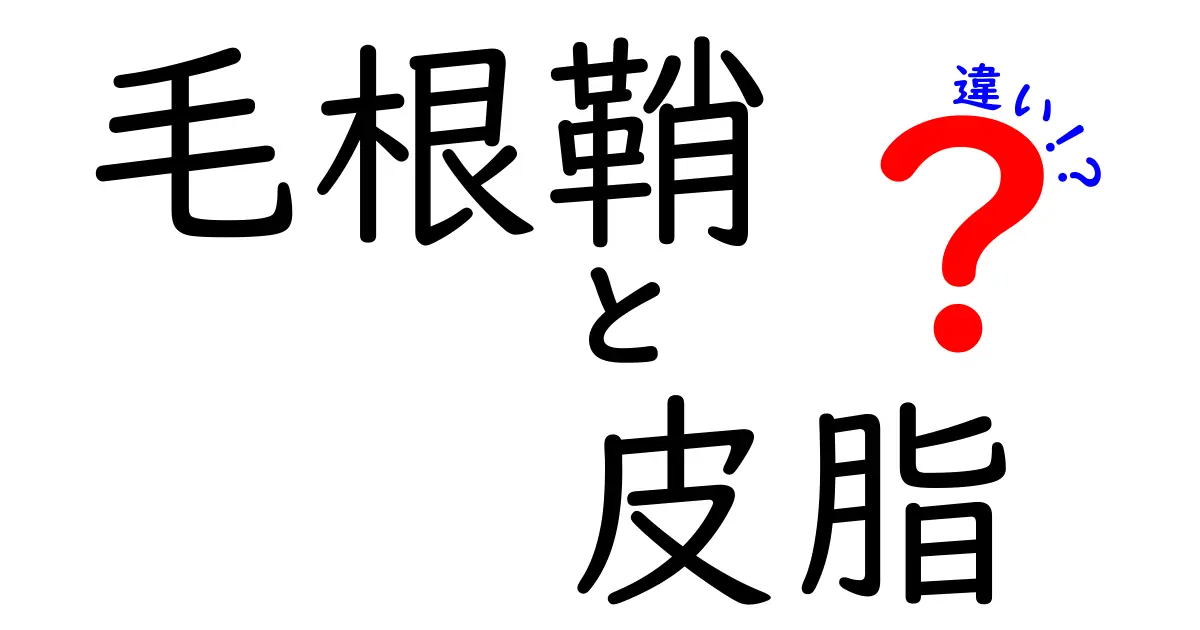 毛根鞘と皮脂の違いを徹底解説 中学生にもわかる科学の基本