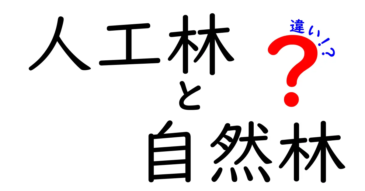 人工林と自然林の違いを一目で理解する解説｜森林の未来を左右する重要なポイント