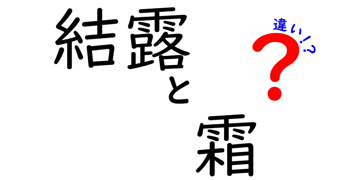 窓が曇る理由を徹底解説!結露と霜の違いを中学生にも分かる簡単ガイド