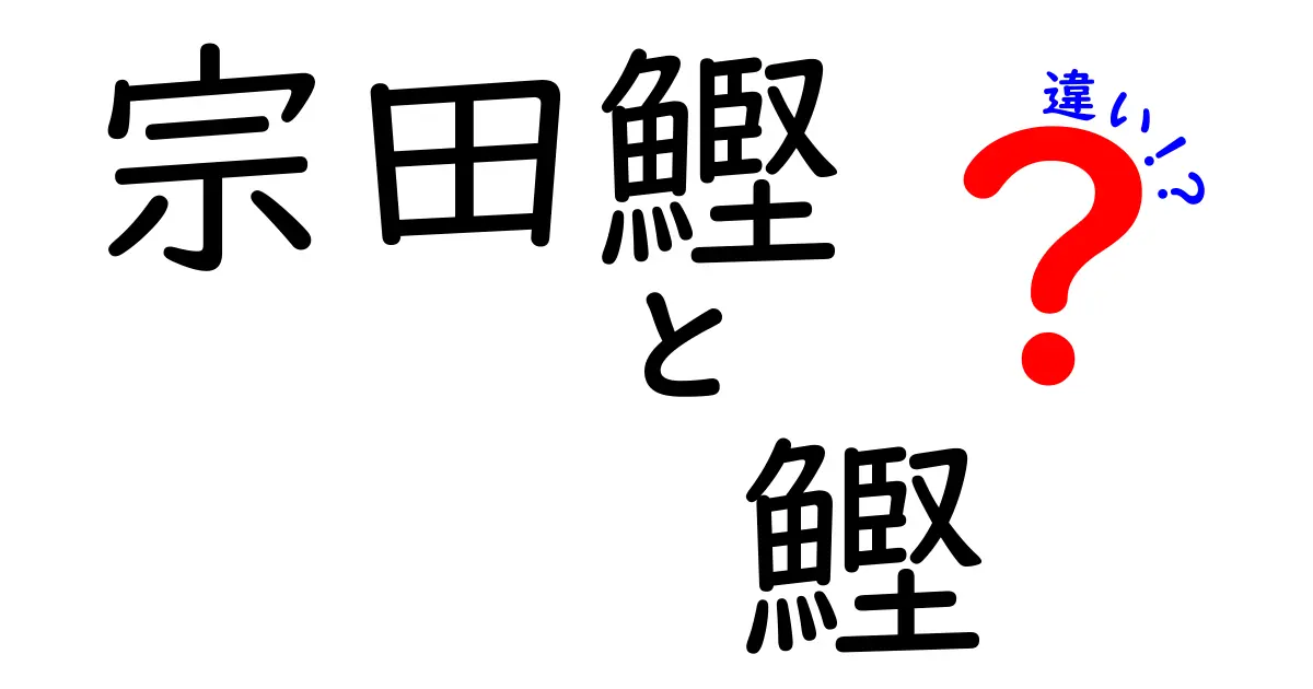 宗田鰹と鰹の違いを徹底解説|名前の由来から味・用途までわかりやすく比較