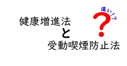 健康増進法と受動喫煙防止法の違いをわかりやすく解説！中学生にも理解できるポイント