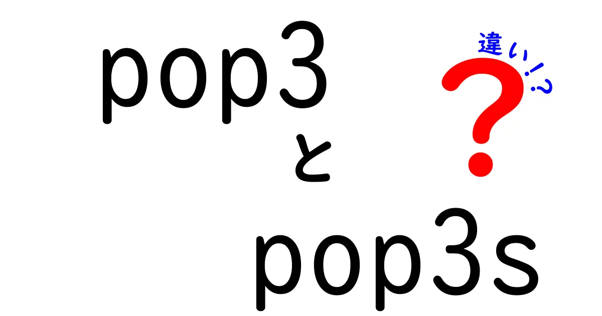 POP3とPOP3Sの違いを徹底解説！今すぐ知っておきたい安全なメール受信の選び方