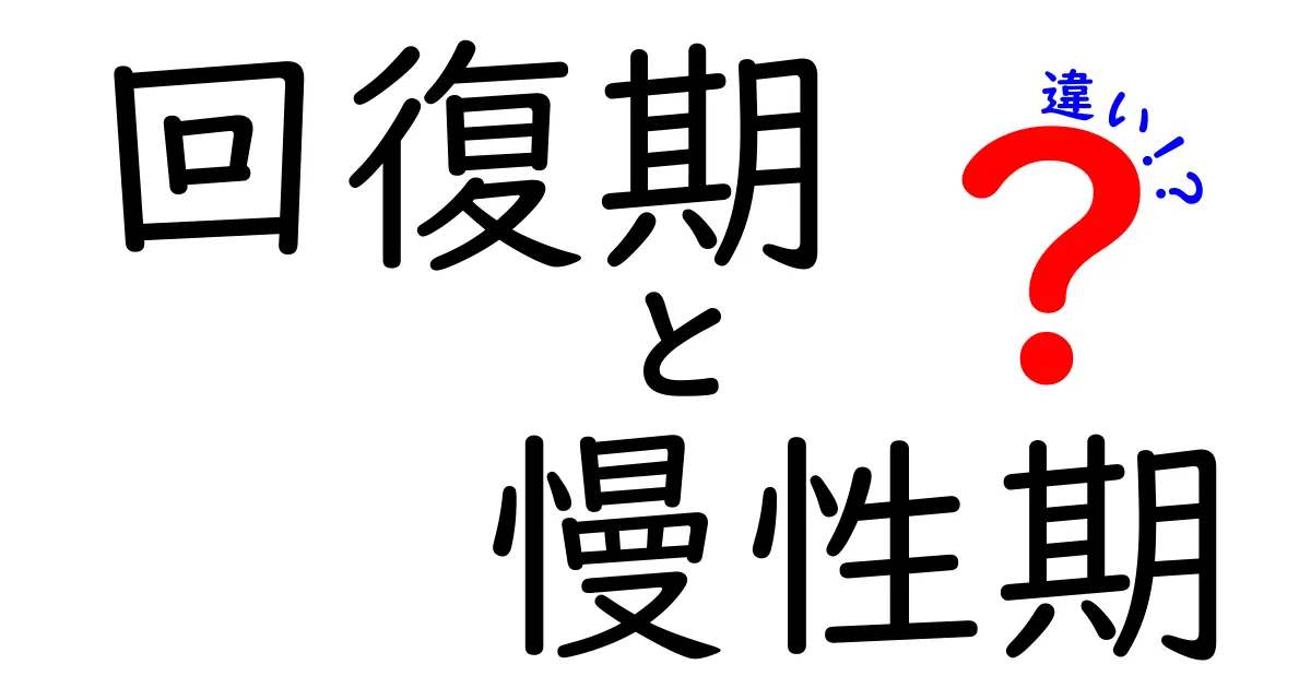 回復期と慢性期の違いを徹底解説|今すぐ身につくポイントと身近な例