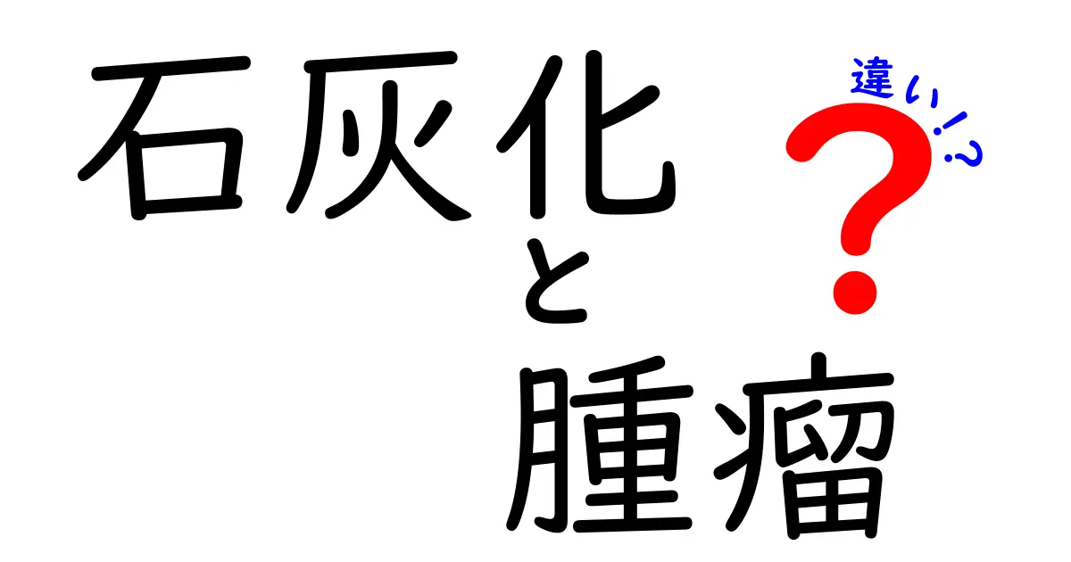石灰化と腫瘤の違いを徹底比較!中学生にも分かる図解付きガイド