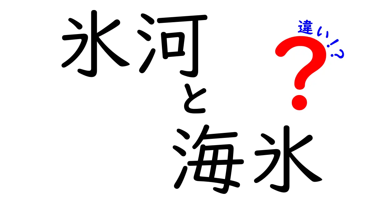 氷河と海氷の違いを完全ガイド 地球の冷たい世界を学ぶ3つのポイント