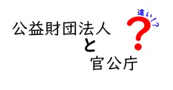 公益財団法人と官公庁の違いを分かりやすく解説|役割・資金・手続きのポイント