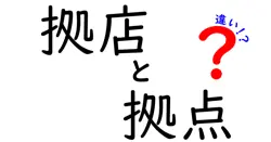 拠点と拠店の違いを徹底解説!意味の取り違えを防ぐ実務テンプレと例題