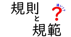 規則と規範の違いは？