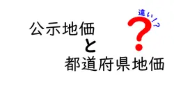 公示地価と都道府県地価の違いは？