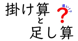 掛け算と足し算の違いは？