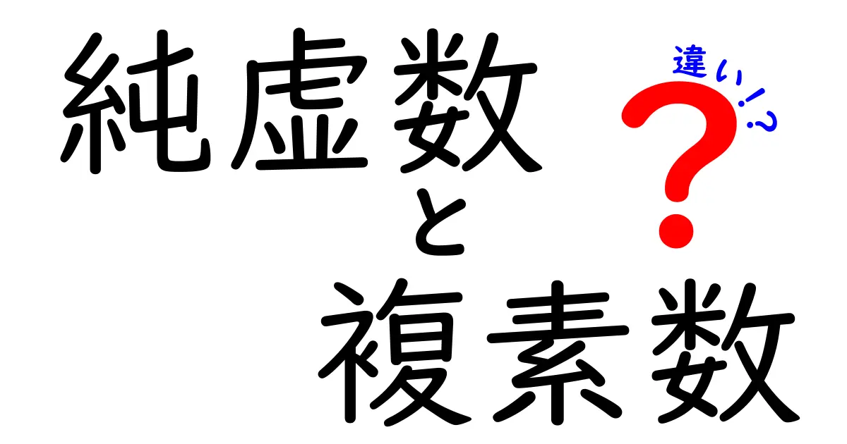 純虚数と複素数の違いとは?理解しやすく解説!
