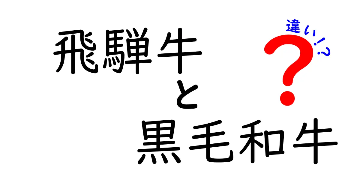 飛騨牛と黒毛和牛の違いを徹底解説！どちらが美味しいのか？