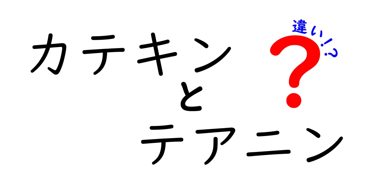 カテキンとテアニンの違いを徹底解説！健康効果と魅力を比較してみた