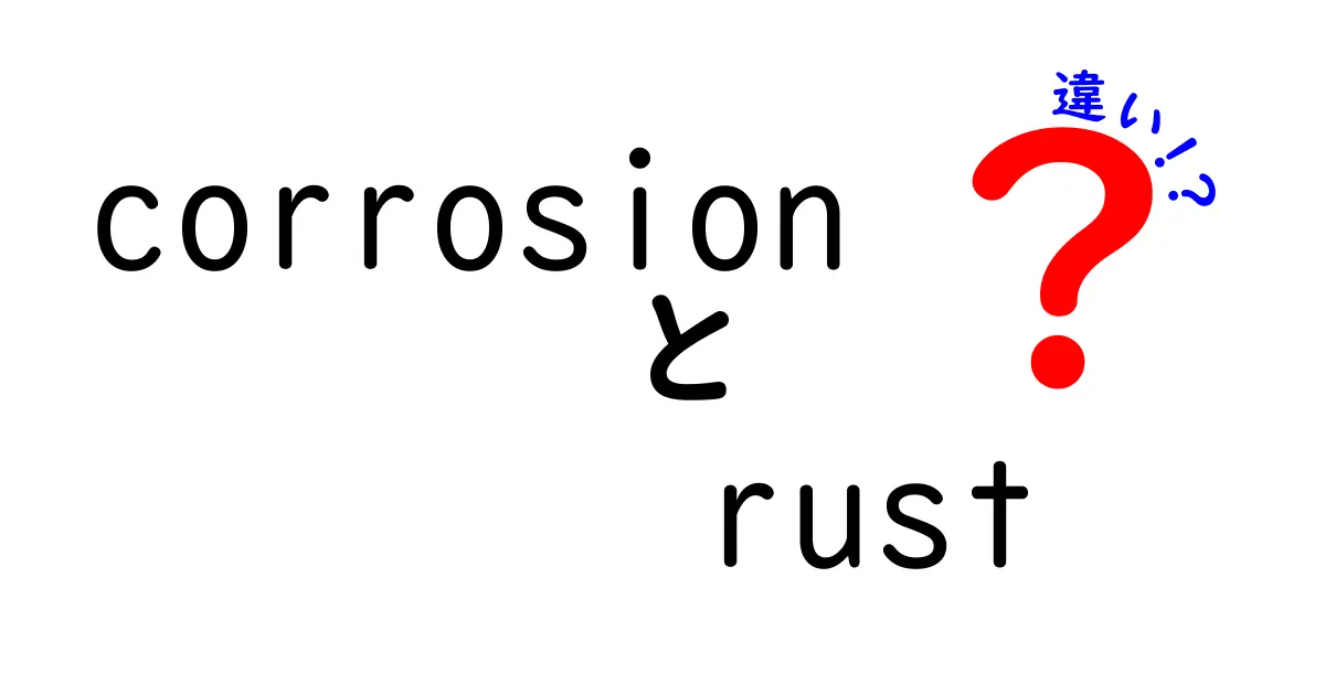 サビと腐食の違いを徹底解説！あなたの知らないメカニズム
