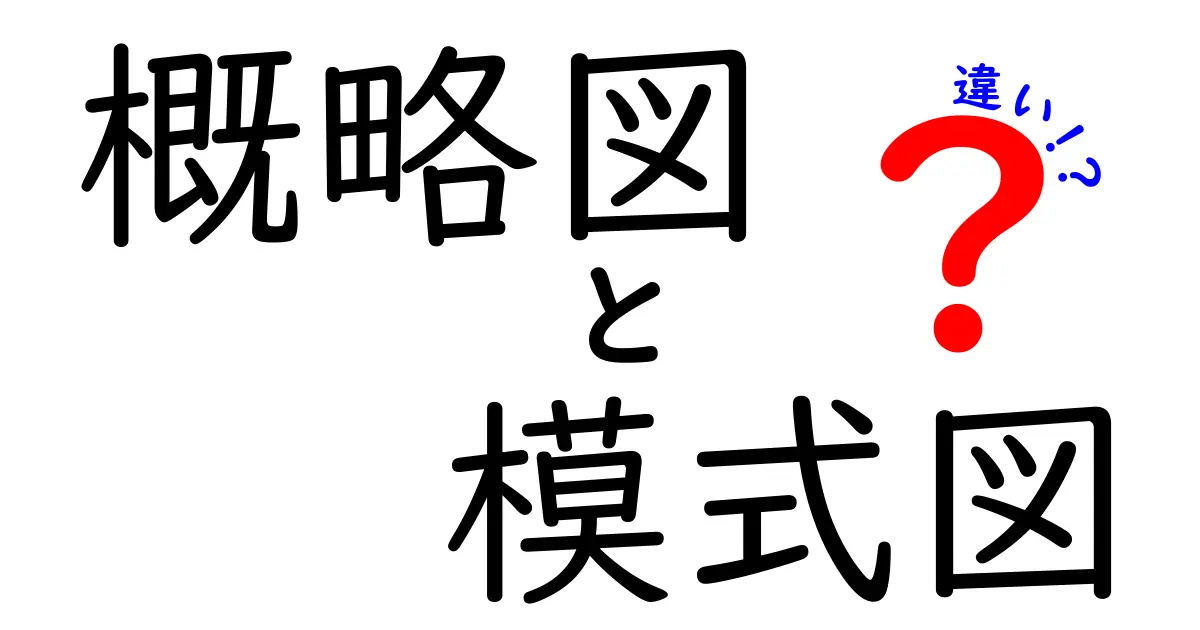 概略図と模式図の違いを徹底解説!どちらを使うべき?