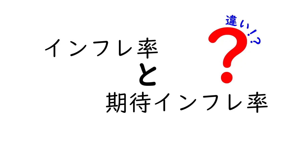 インフレ率と期待インフレ率の違いを理解しよう！
