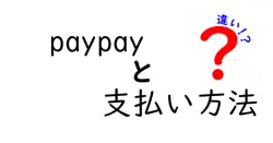 PayPayの支払い方法はこれだ！現金、クレジットカード、ポイントの違いを徹底解説