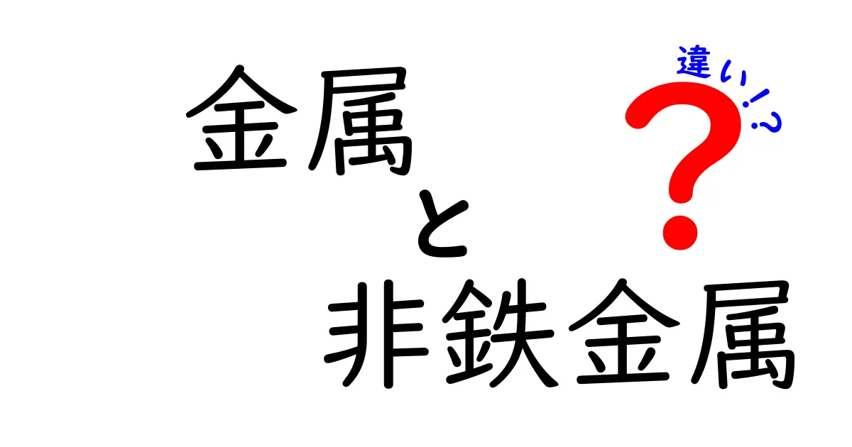 金属と非鉄金属の違いとは？知っておくべき基礎知識