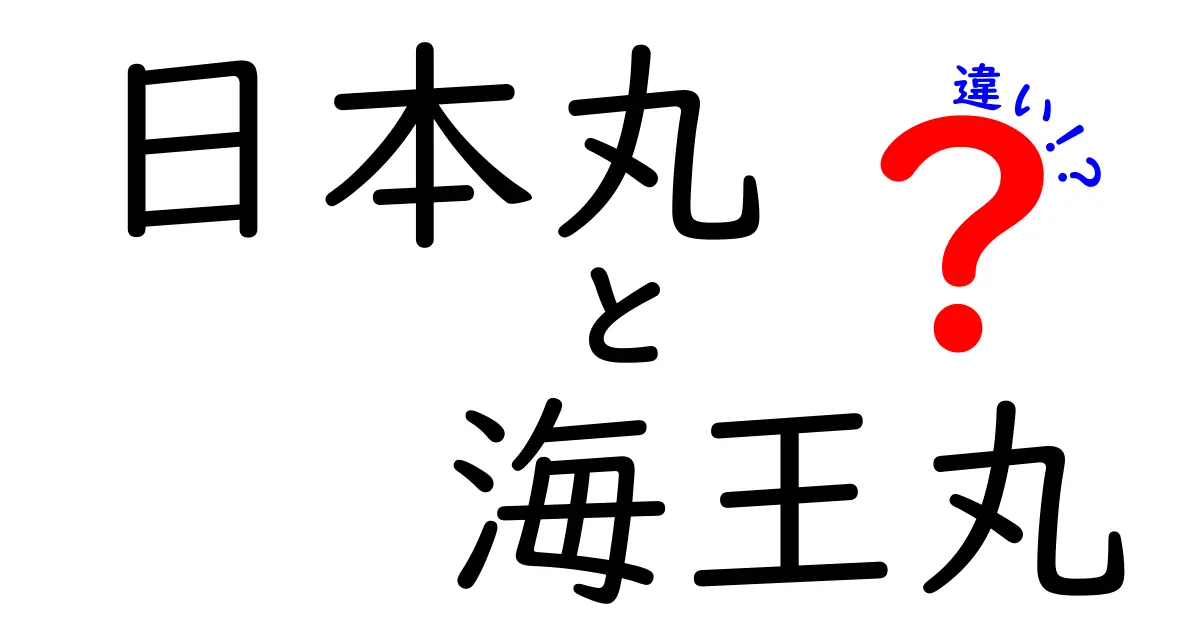 日本丸と海王丸の違いを徹底解説！どちらが魅力的？