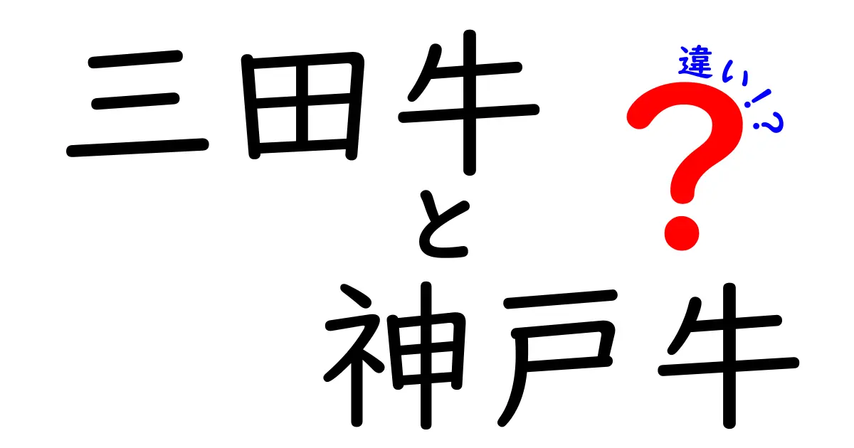 三田牛と神戸牛の違いを徹底解説！どちらがおすすめ？