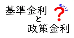 基準金利と政策金利の違いは？