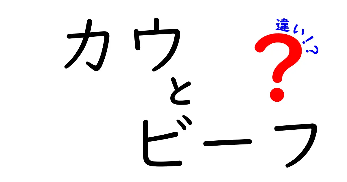 カウとビーフの違いをわかりやすく解説！あなたの知らない牛肉の世界