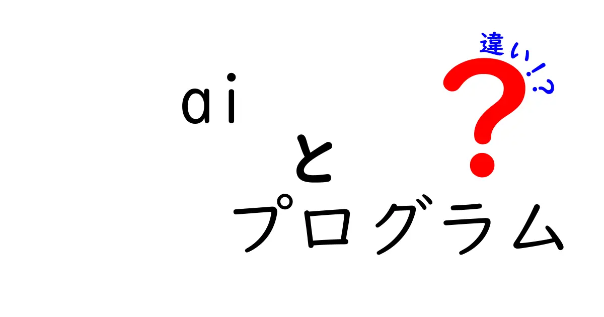 AIプログラムの違い：機械学習とルールベースプログラムの理解