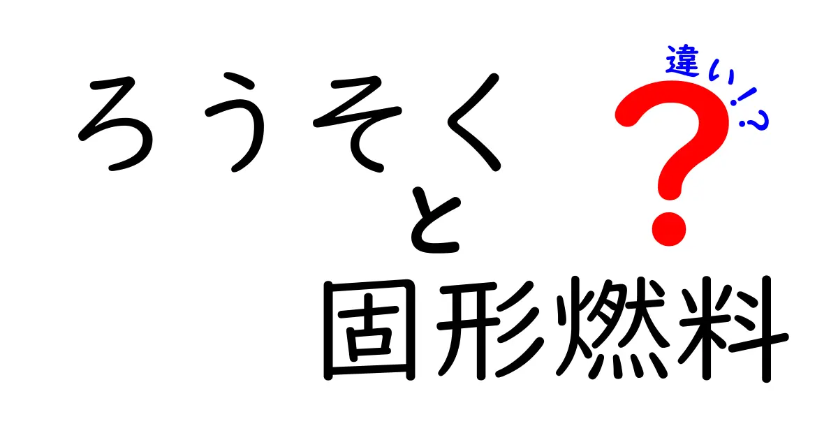 ろうそくと固形燃料の違いとは？使い方や特徴を徹底解説