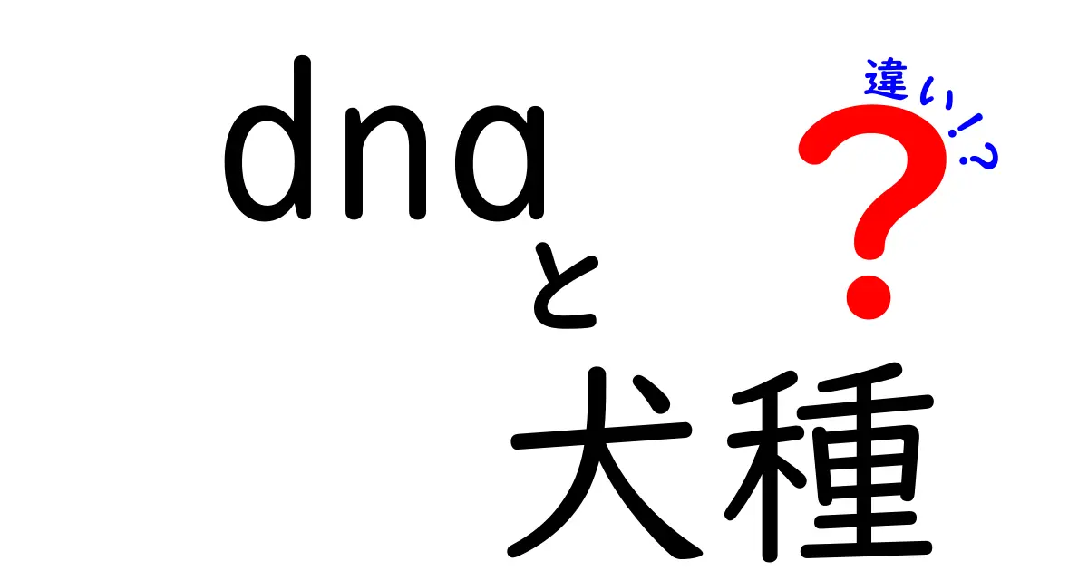 DNAと犬種の違いを徹底解説！愛犬の秘密に迫る