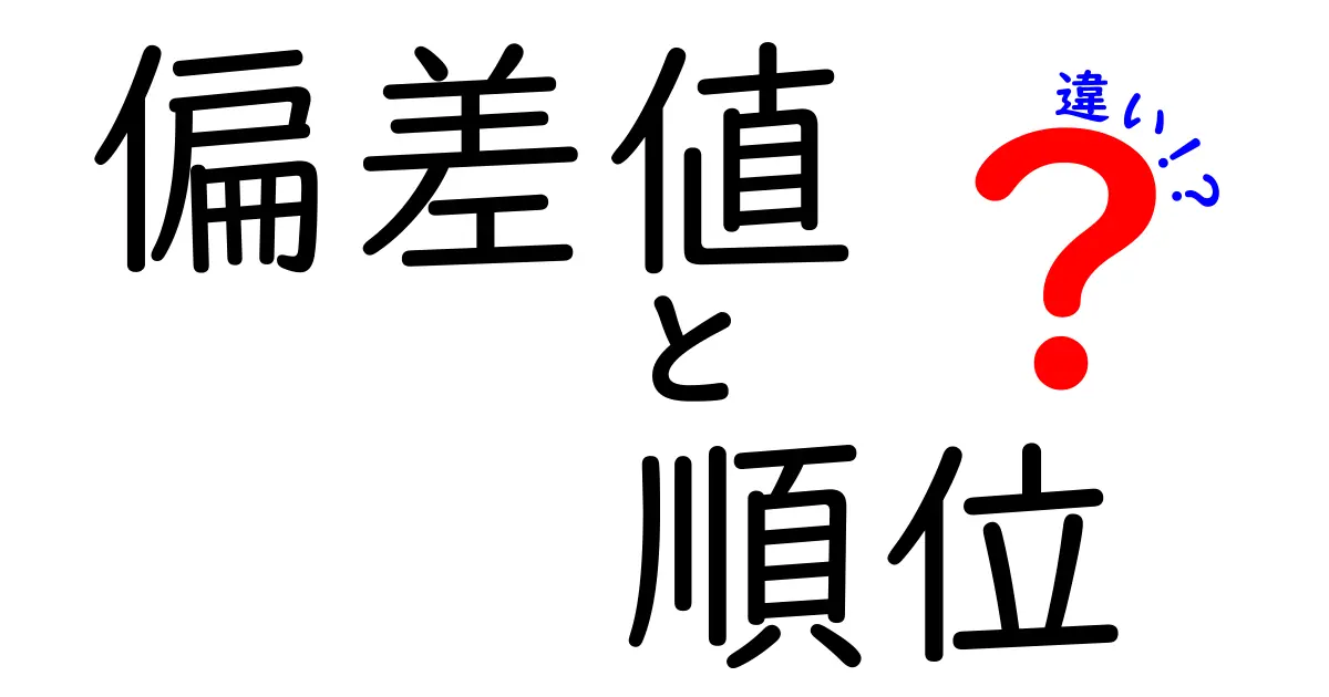 偏差値と順位の違いを徹底解説！勉強に役立つ知識