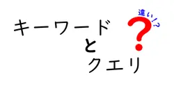 キーワードとクエリの違いは？