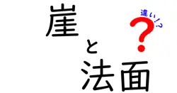 崖と法面の違いは？