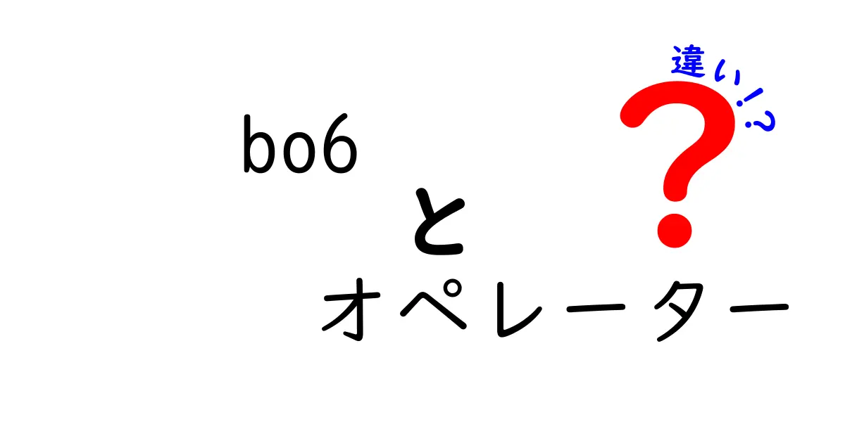 「BO6」におけるオペレーターの違いを徹底解説！どんな役割があるの？