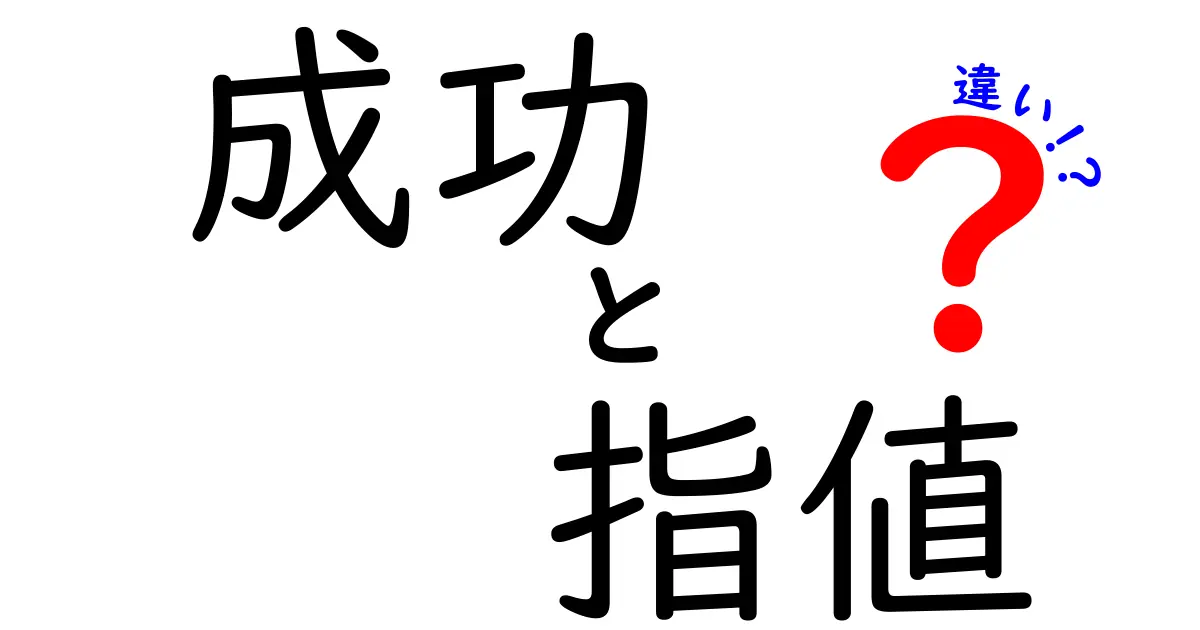 成功と指値の違いを理解して自分の目標を達成しよう！