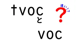 TVOCとVOCの違いを徹底解説！空気の質を知ろう